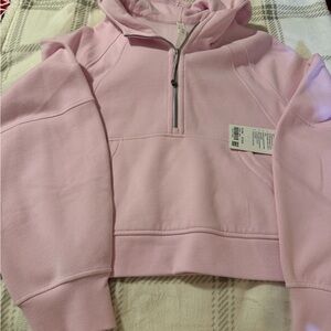 lululemon athletica Light Pink Women's Half-Zip Sweater